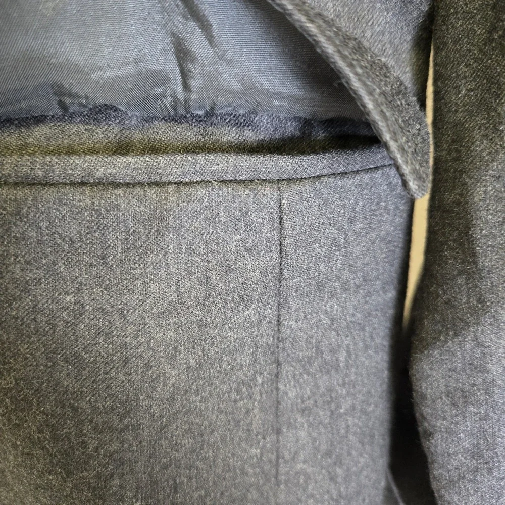 J. Crew Single Button‎ Wool Blazer, Gray, Size 6, 77824, 2006 y2k Dark Academia